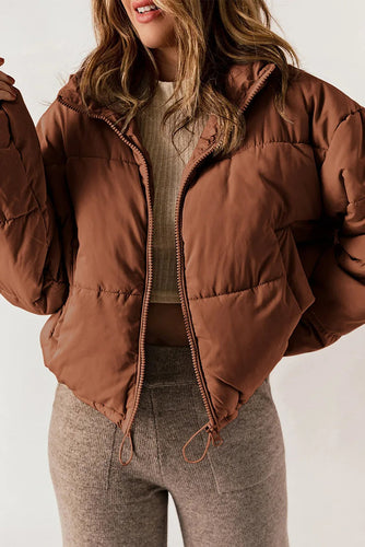 Drune | Kurz Wattiert Daunenjacke Winterjacke für Damen