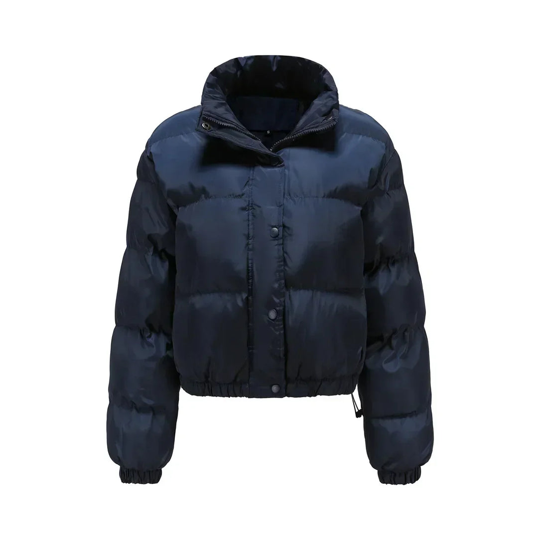 Drune | Kurz Warm Wattierte Jacke Winterjacke für Frauen