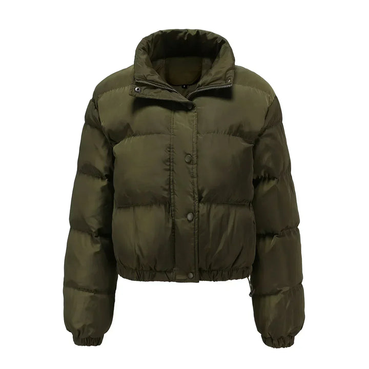 Drune | Kurz Warm Wattierte Jacke Winterjacke für Frauen