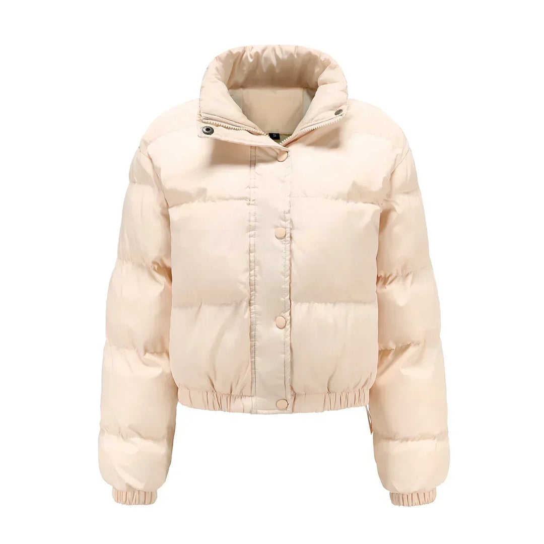 Drune | Kurz Warm Wattierte Jacke Winterjacke für Frauen