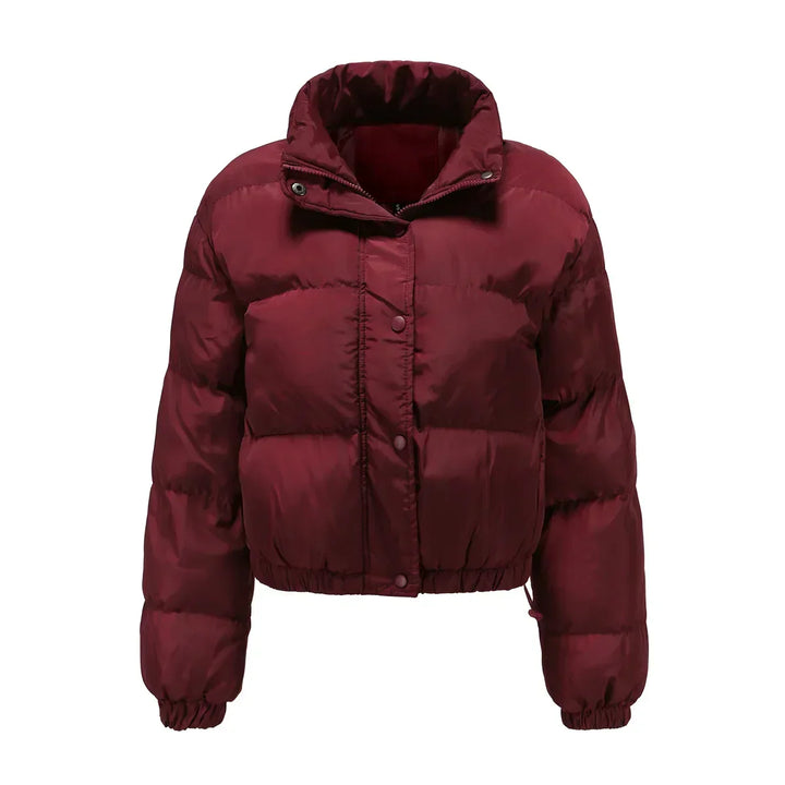 Drune | Kurz Warm Wattierte Jacke Winterjacke für Frauen