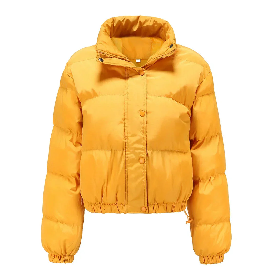 Drune | Kurz Warm Wattierte Jacke Winterjacke für Frauen