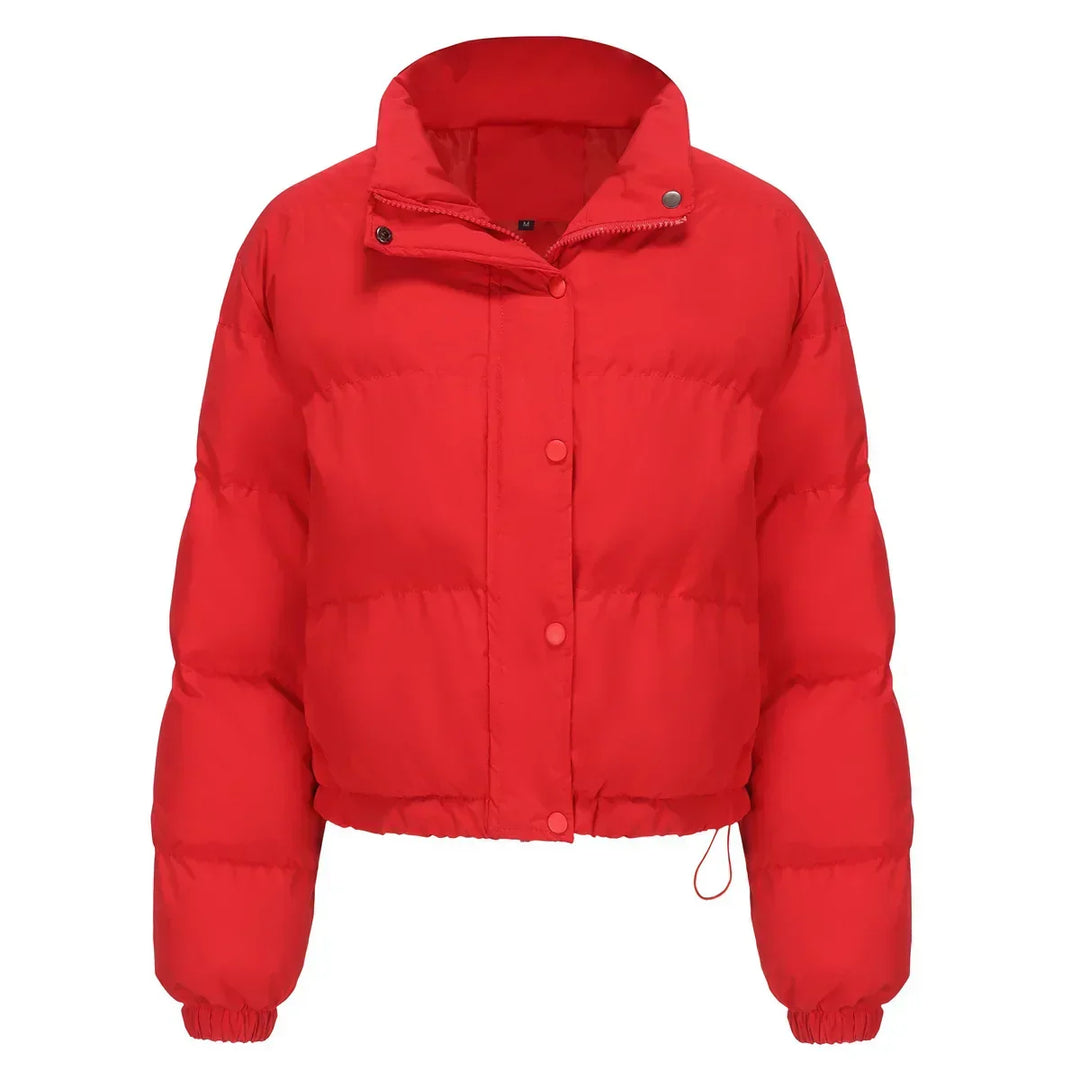 Drune | Kurz Warm Wattierte Jacke Winterjacke für Frauen