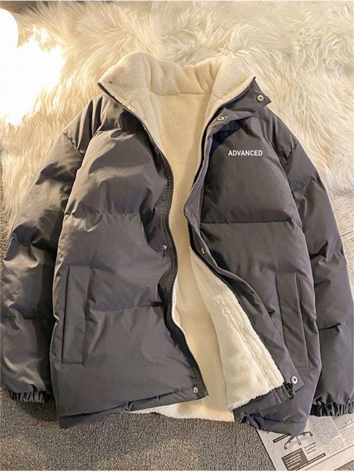 Drune | Fleece Gefüttert Übergröße Wattierte Jacke Winterjacke für Damen
