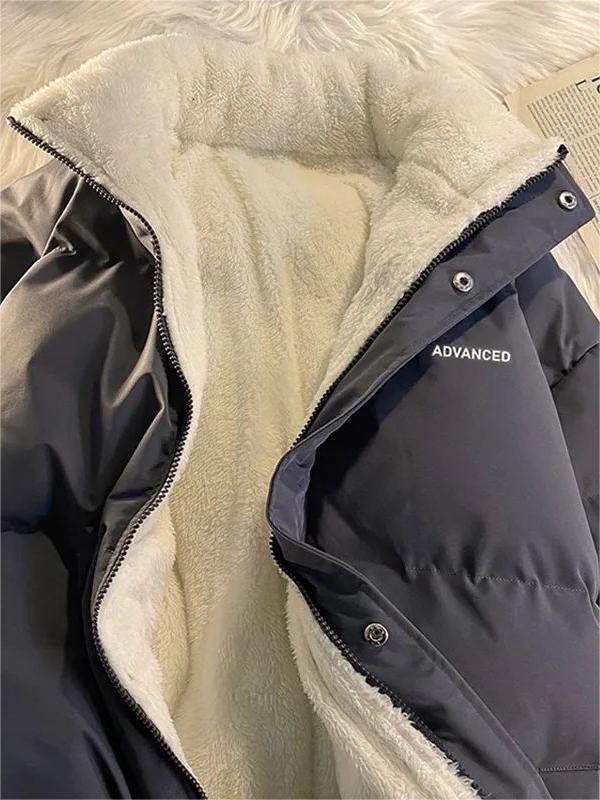 Drune | Fleece Gefüttert Übergröße Wattierte Jacke Winterjacke für Damen