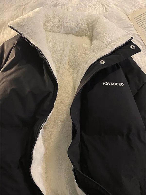 Drune | Fleece Gefüttert Übergröße Wattierte Jacke Winterjacke für Damen
