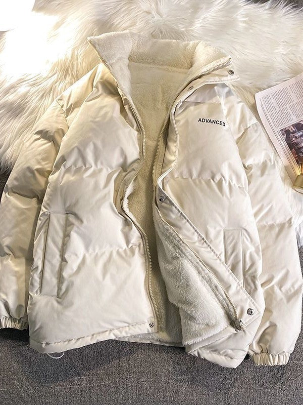 Drune | Fleece Gefüttert Übergröße Wattierte Jacke Winterjacke für Damen