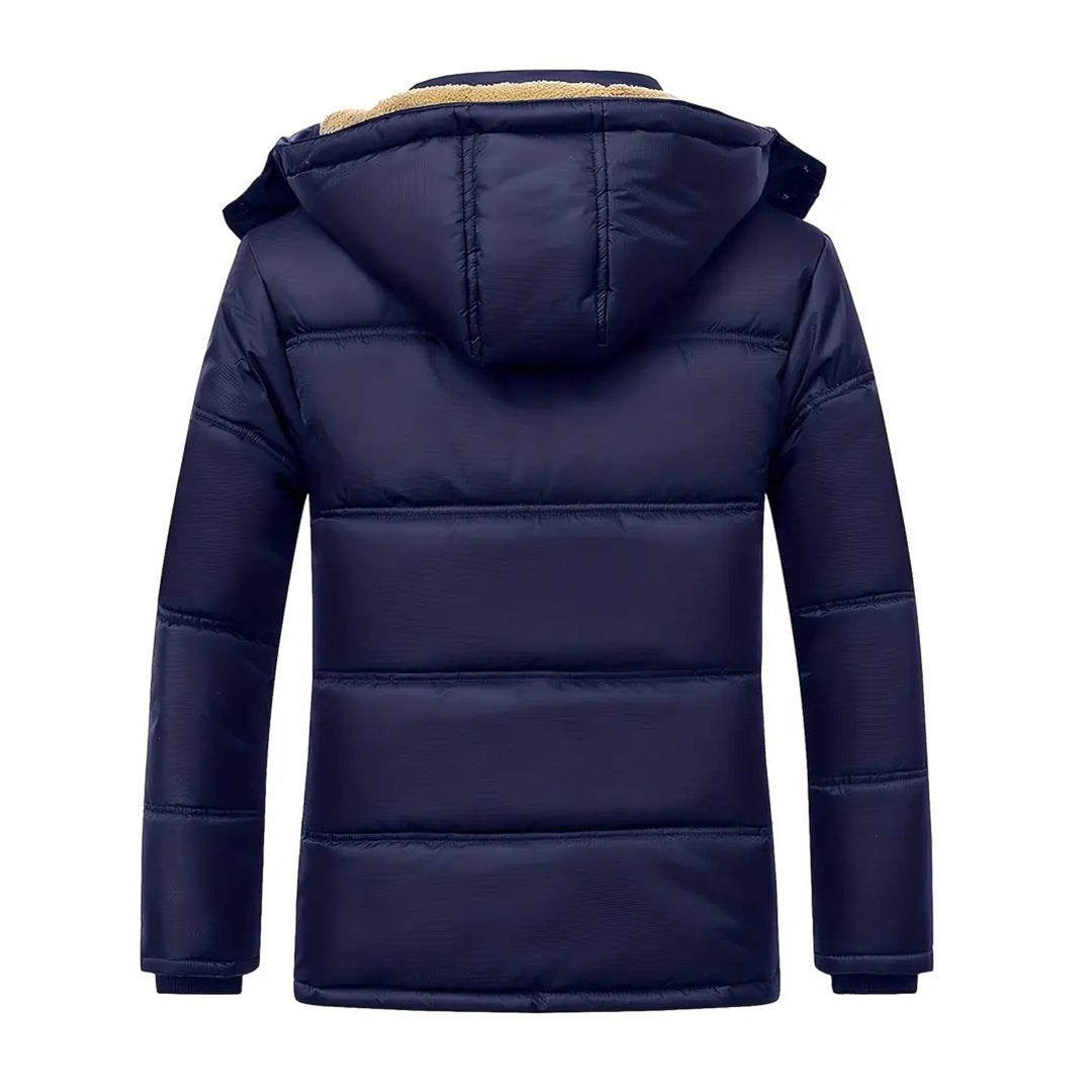 Drune | Warm Kapuze Daunenjacke