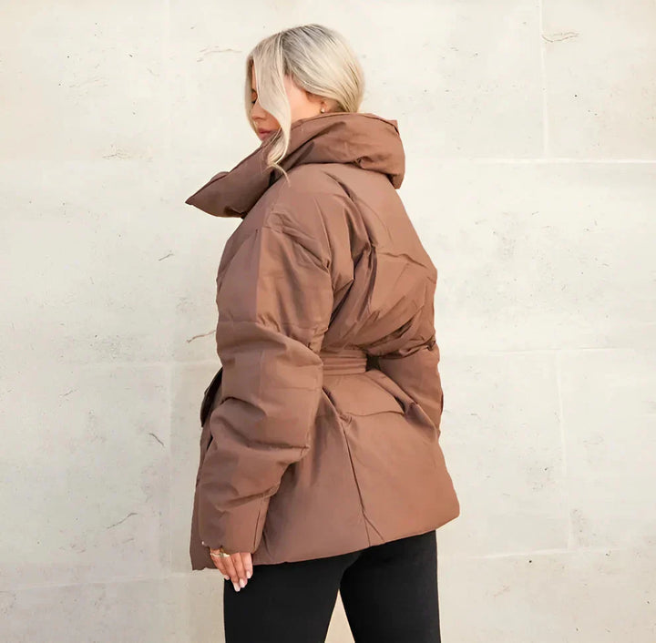 Drune | Warm Gürtel Daunenjacke Winterjacke für Damen