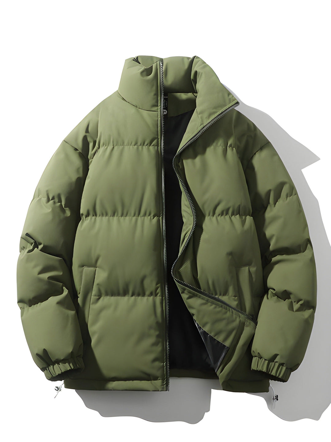 Drune | Warme Gefütterte Übergröße Herrenjacke für Den Winter