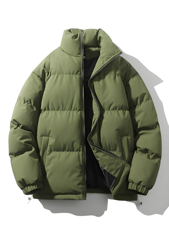 Drune | Warme Gefütterte Übergröße Herrenjacke für Den Winter