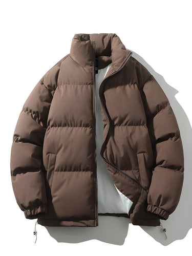 Drune | Warme Gefütterte Übergröße Herrenjacke für Den Winter