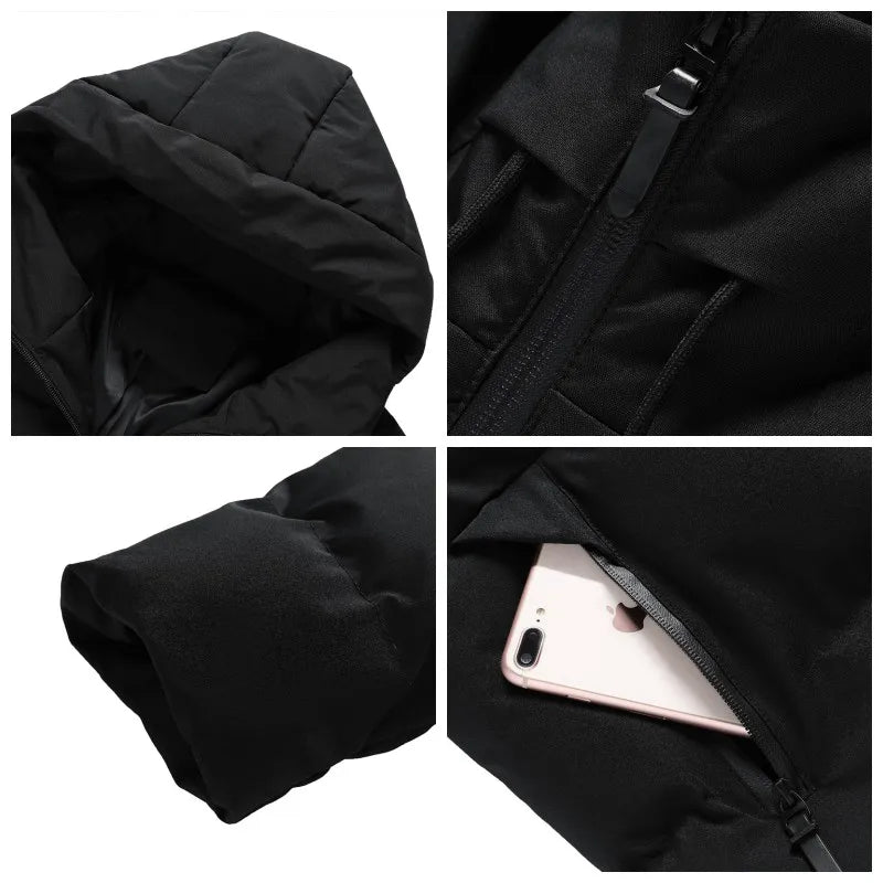 Drune | Warme Wasserabweisende Winterjacke mit Kapuze für Herren