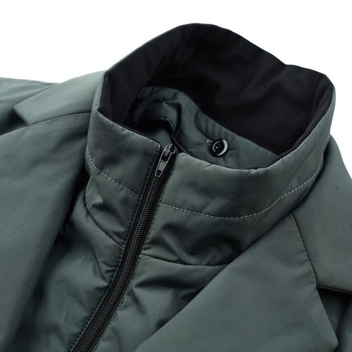 Drune | Reißverschluss Slim Fit Daunenjacke