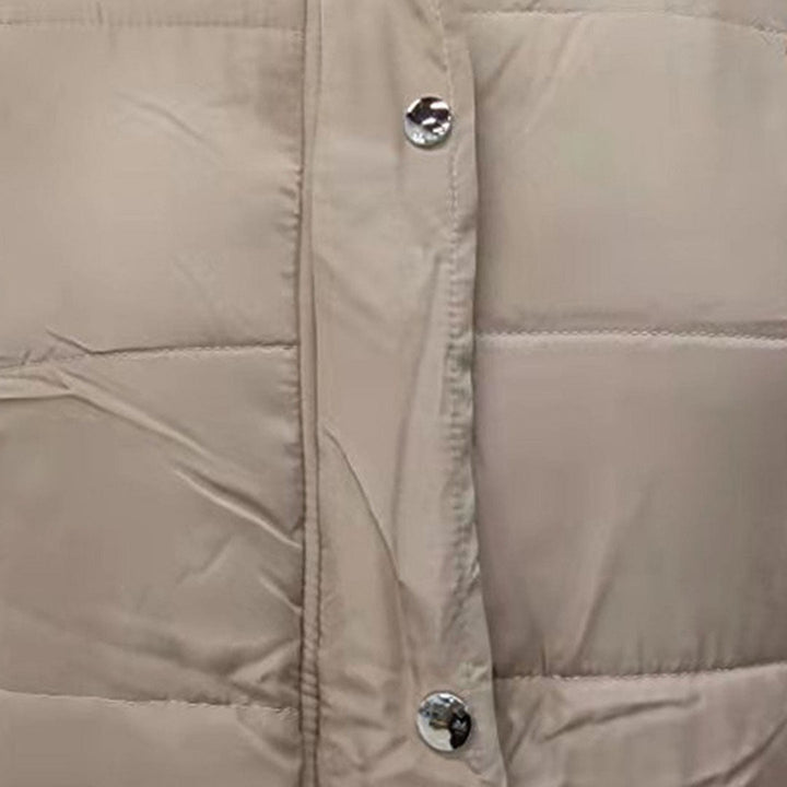 Drune | Lang Kapuze Weste Winterbekleidung für Damen