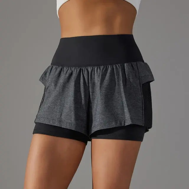 Drune | Gym Sport Laufshorts Für Damen Mit Hoher Taille