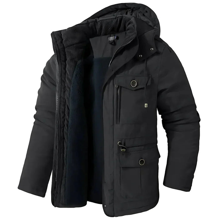 Drune | Herren Wintermantel Wind & Wasserdicht Outdoor Mantel
