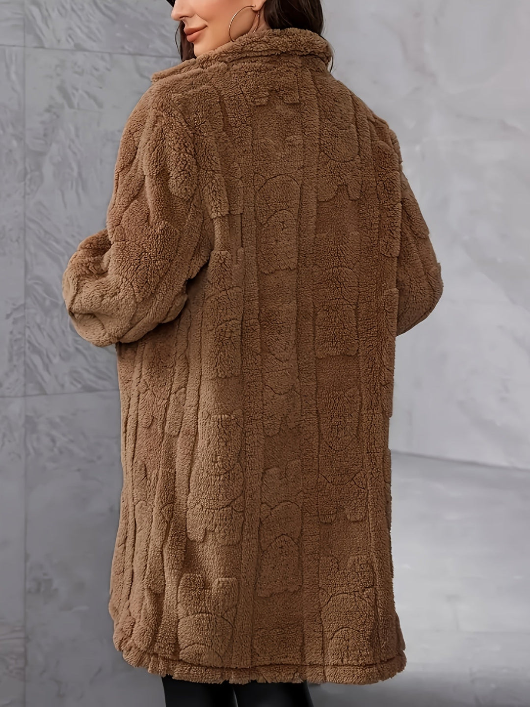 Drune | Teddy Jacke mit Langen Ärmeln
