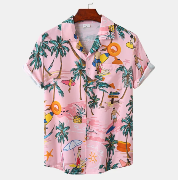 Drune | Hawaii Surf Floral Hemd für Herren