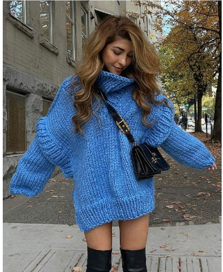 Drune | Übergroßer, weicher Strickpullover für Damen