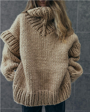 Drune | Übergroßer, weicher Strickpullover für Damen