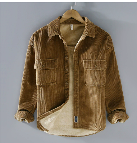 Drune | Langärmelige Cordjacke Für Herren