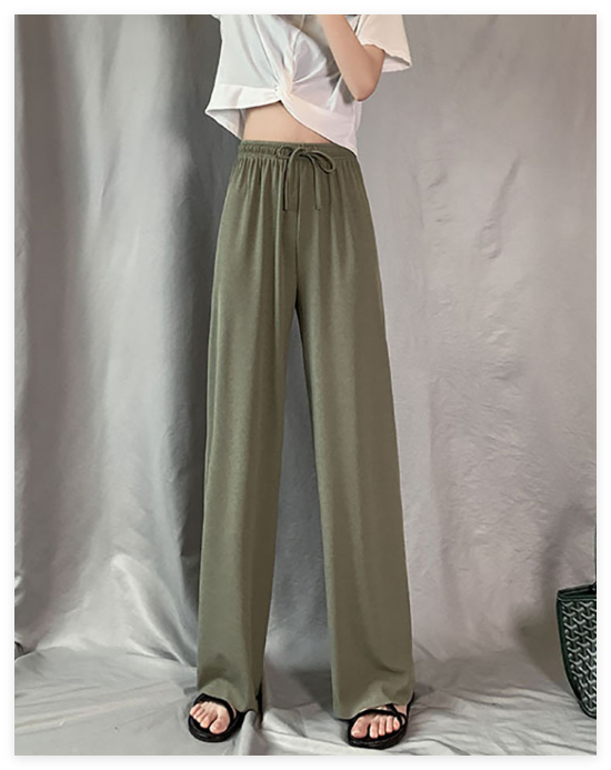 Damen weite Sweathose mit verstellbarem Bund und praktischen Taschen Drune