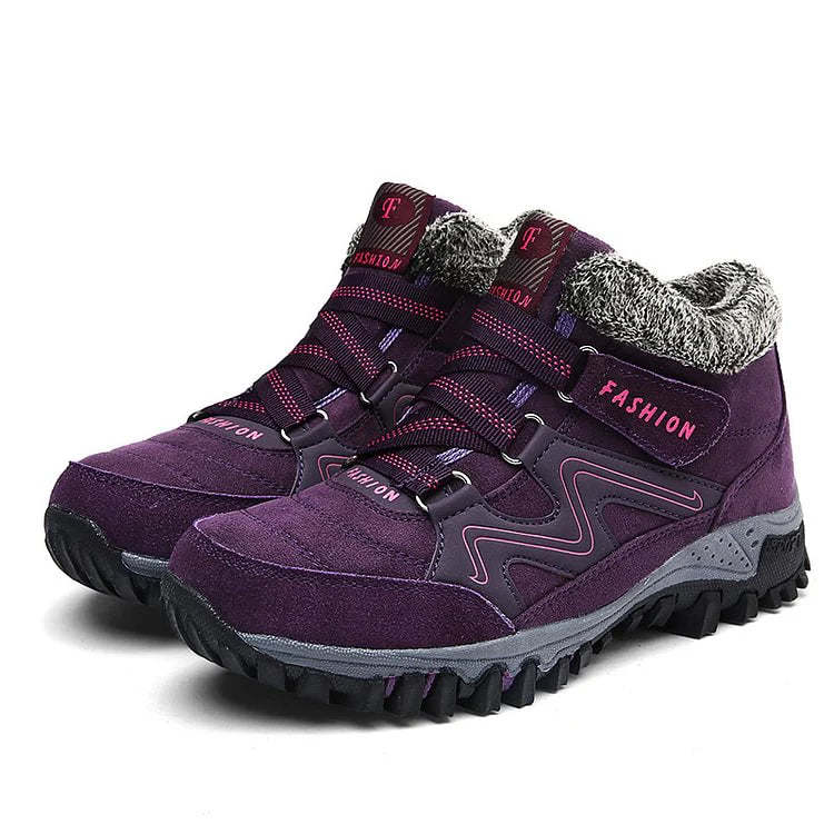 Drune | Damen Winter Villi Leder Plattform Stiefel