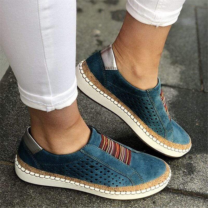 Drune | Freizeitschuhe mit Flacher Rutschfester Sohle für Mehr Komfort