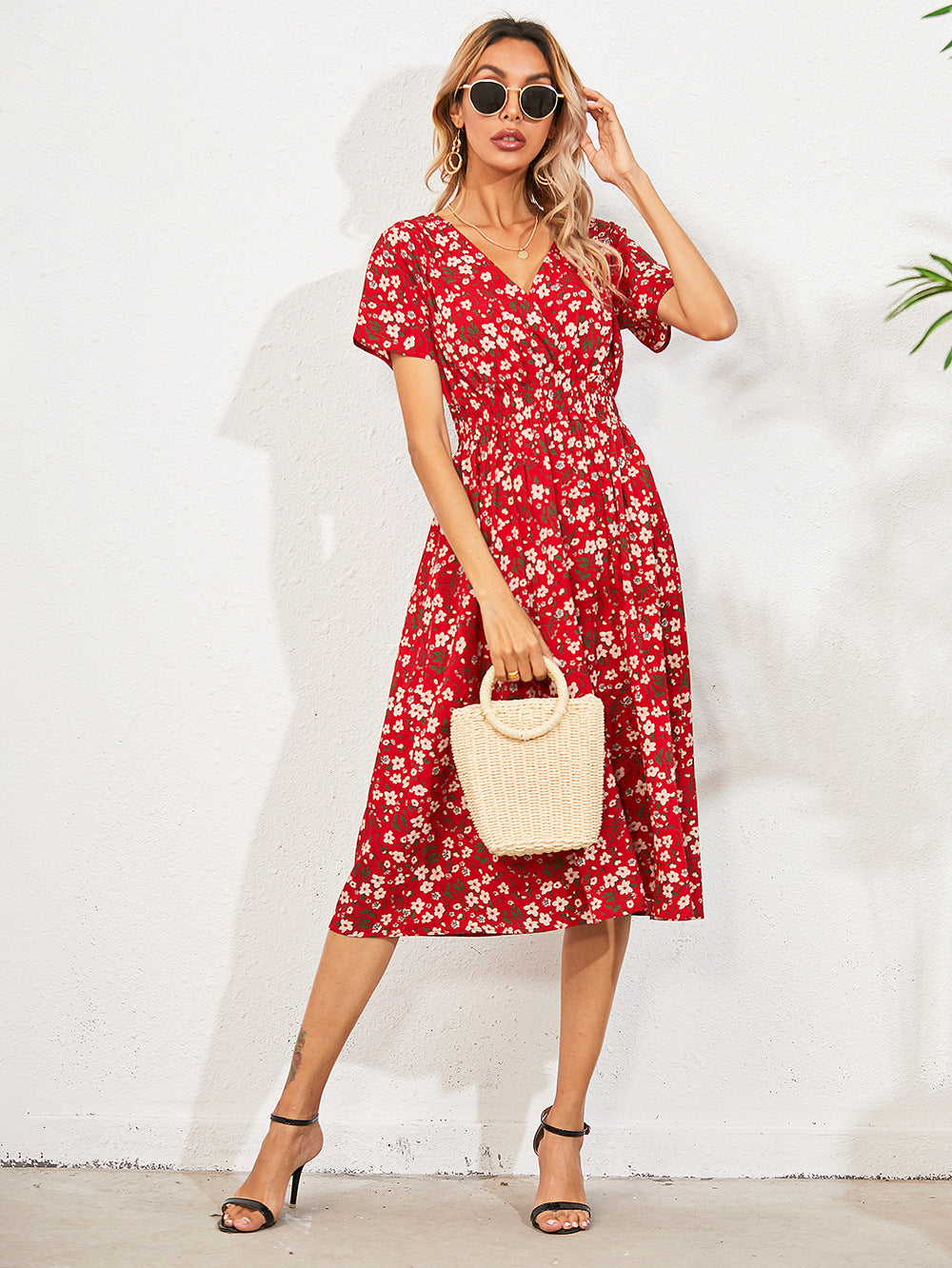 Drune | Floral Elegante Sommerkleider Damen