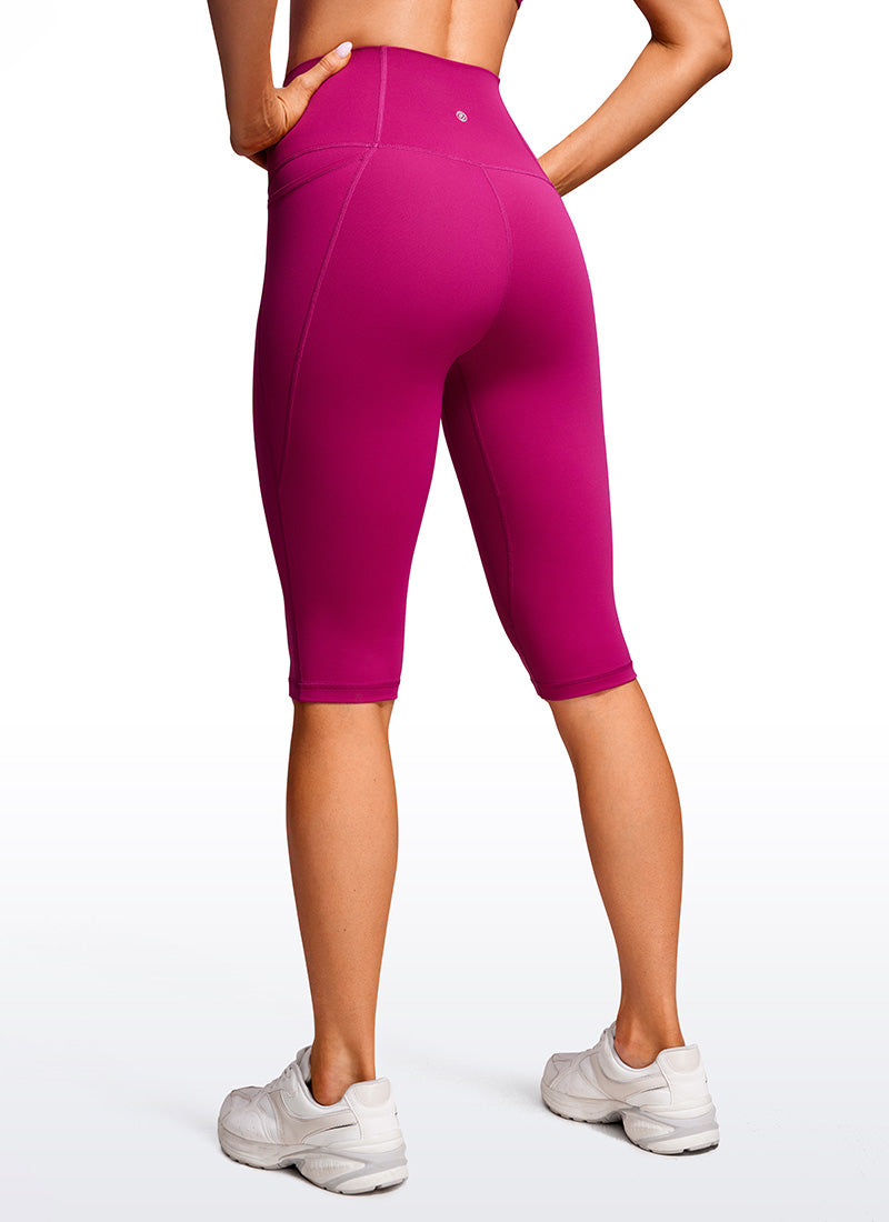 Drune | Knie Länge Taschen Capri Leggings 13''