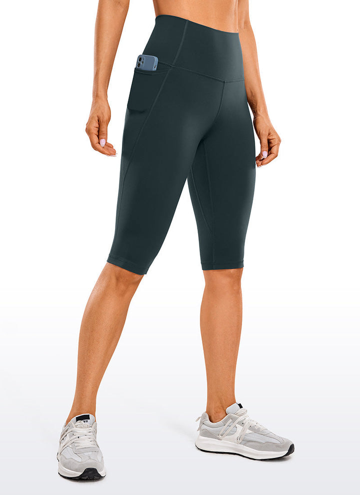 Drune | Knie Länge Taschen Capri Leggings 13''