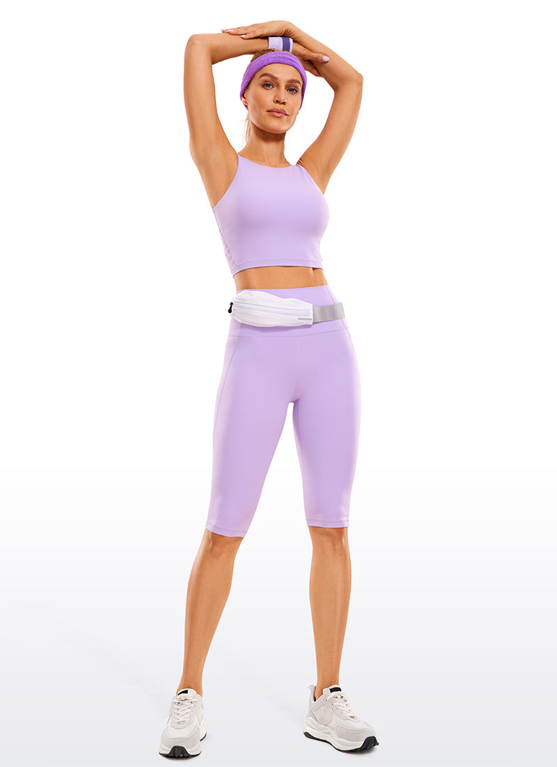 Drune | Knie Länge Taschen Capri Leggings 13''