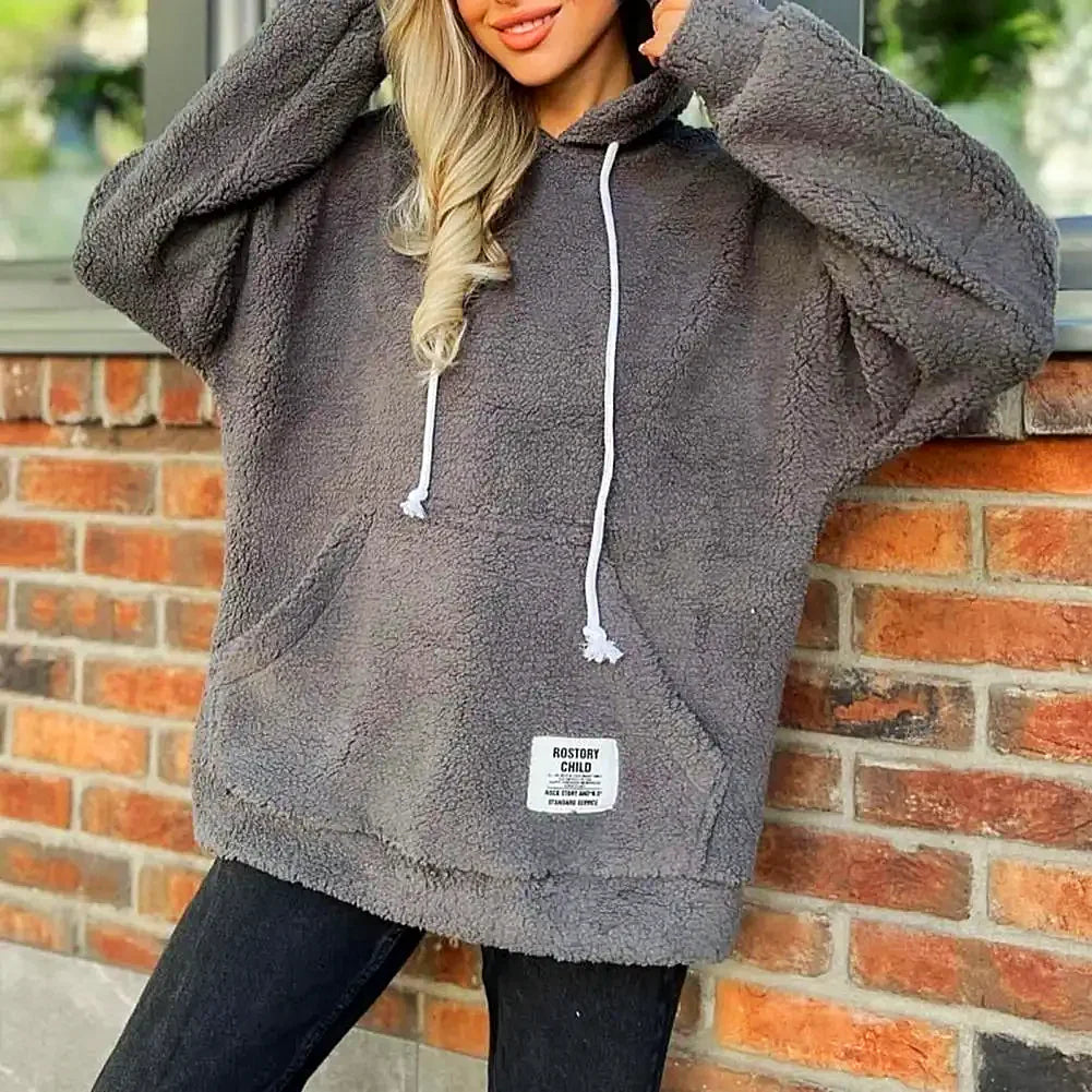 Drune | Moderner Damen-Hoodie mit Plüsch