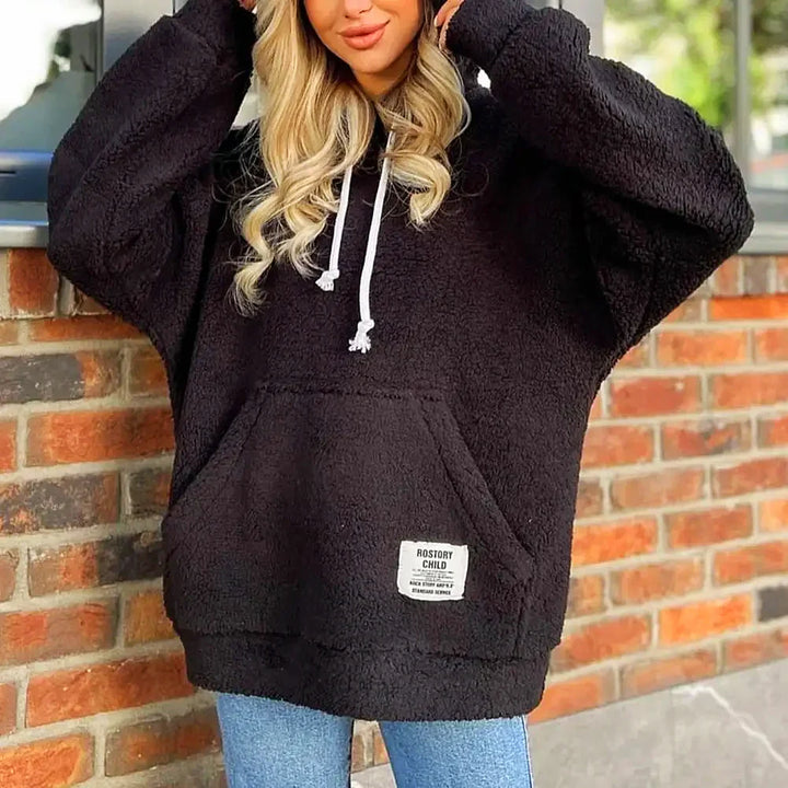 Drune | Moderner Damen-Hoodie mit Plüsch