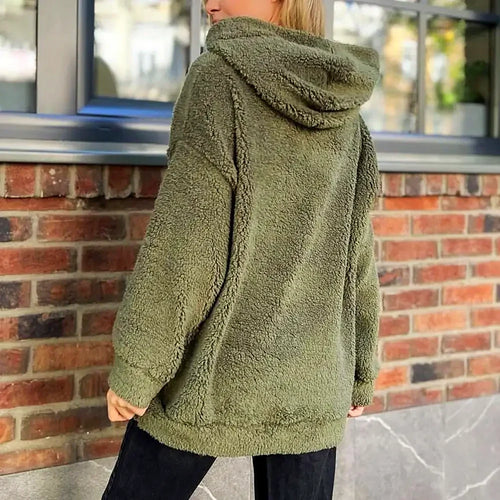 Drune | Moderner Damen-Hoodie mit Plüsch