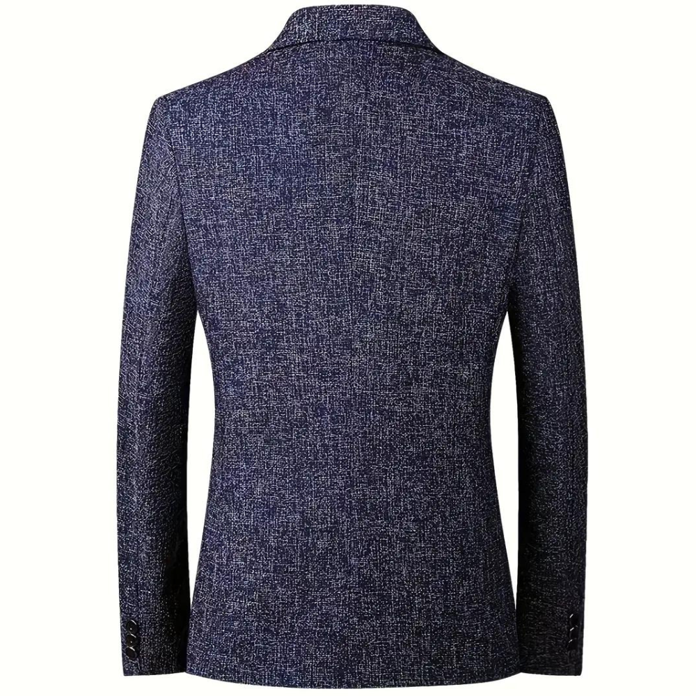 Drune | Blazer Slim Fit - Eleganter Sakko für Business & Freizeit mit Strukturmuster