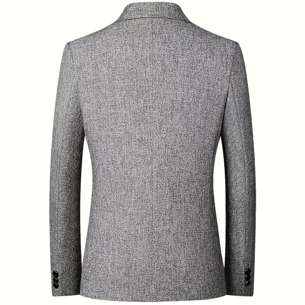 Drune | Blazer Slim Fit - Eleganter Sakko für Business & Freizeit mit Strukturmuster