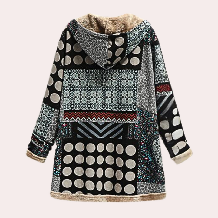 Drune | Warme Winterjacke mit Kapuze für Damen