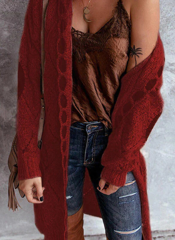 Drune | Strickjacke Lang & Stilvoll