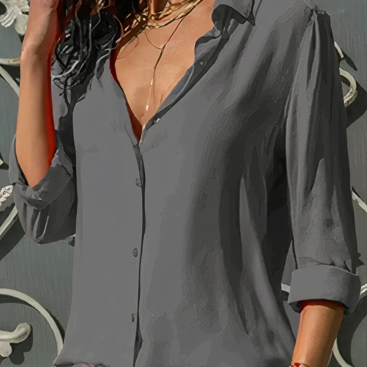 Drune | Elegante Chiffonbluse Für Frauen