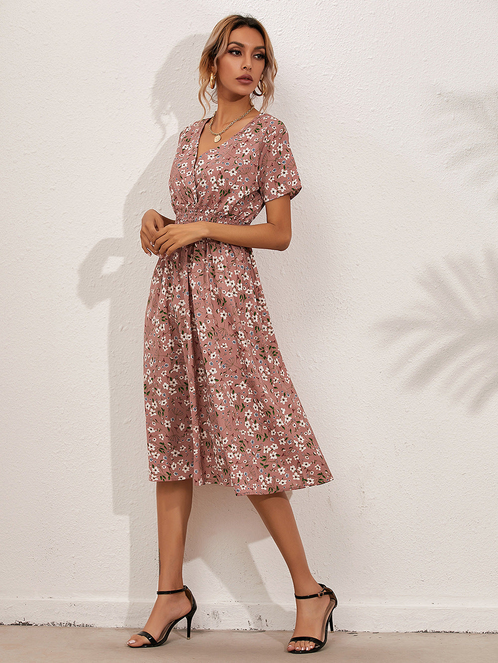 Drune | Floral Elegante Sommerkleider Damen