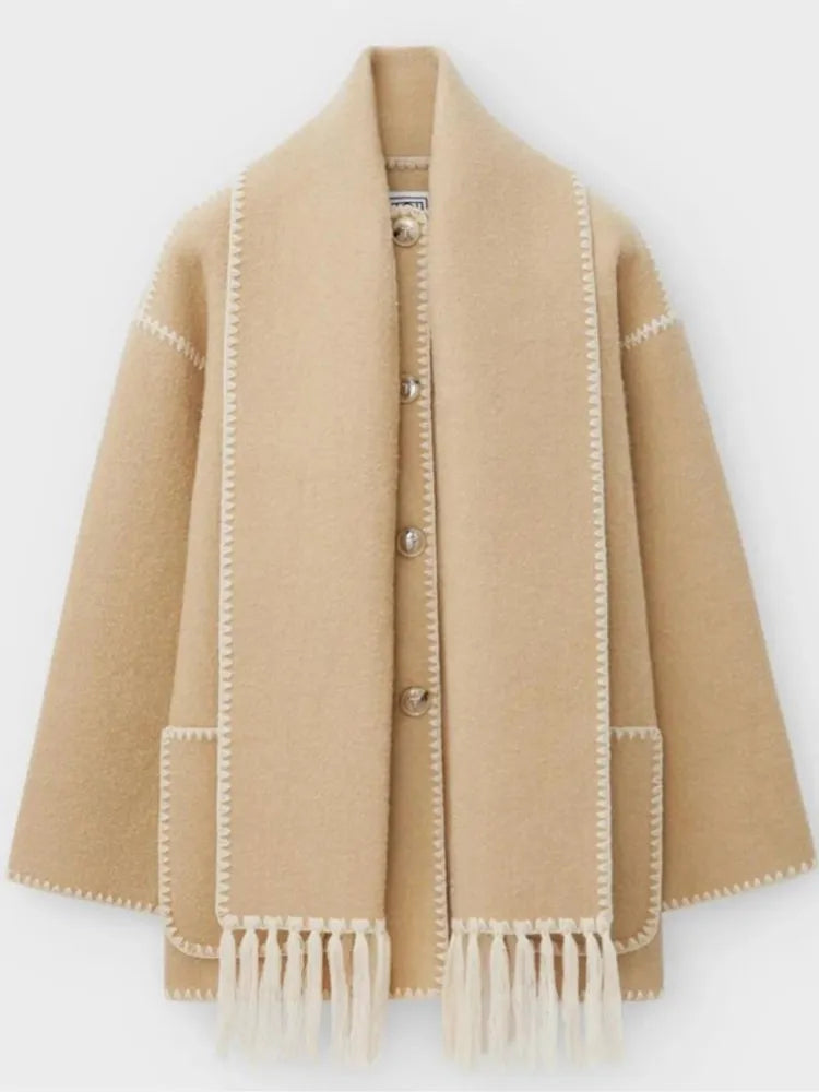Drune | Elegante Schal und Mantel