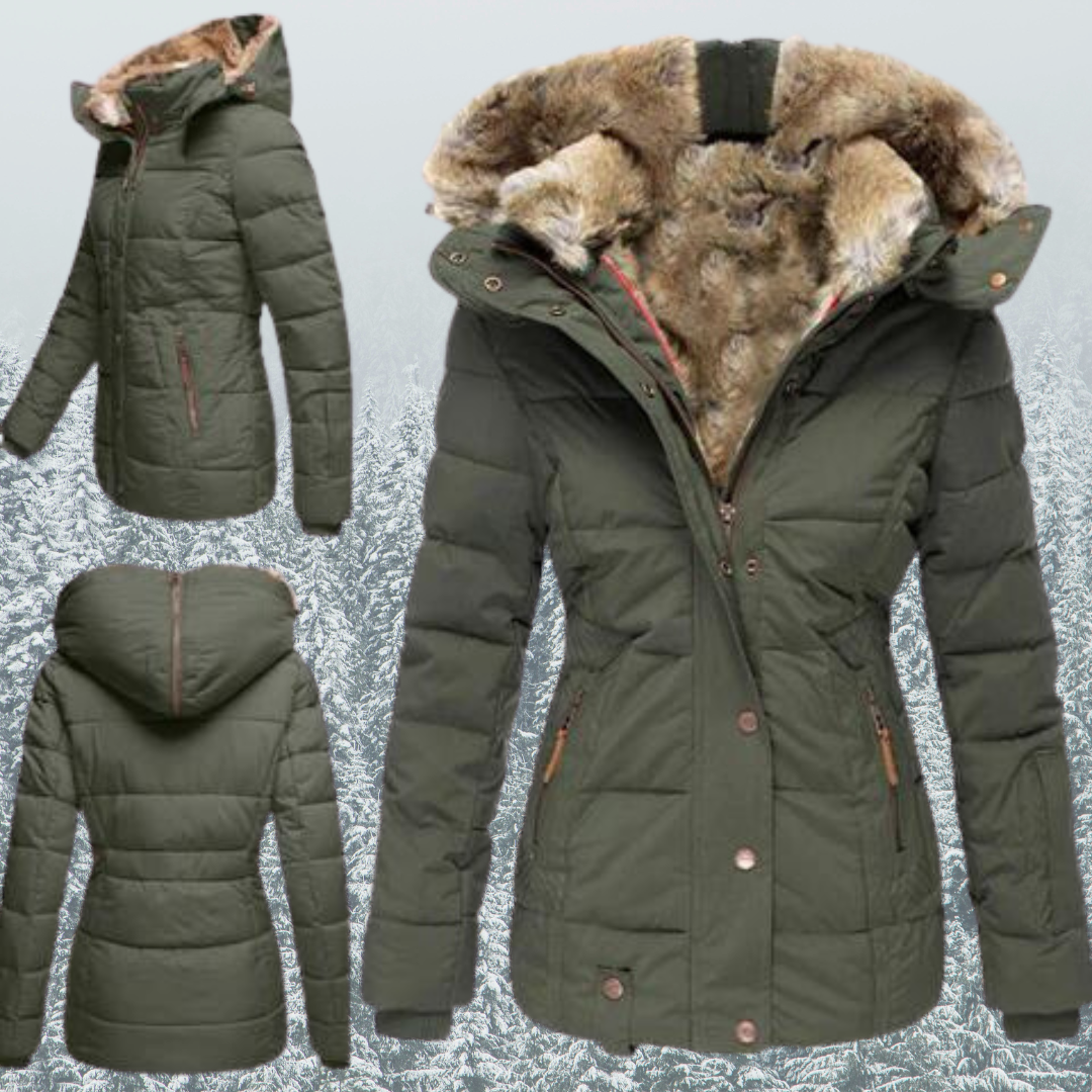 Drune | Modischer Wintermantel mit Fellfutter für Damen