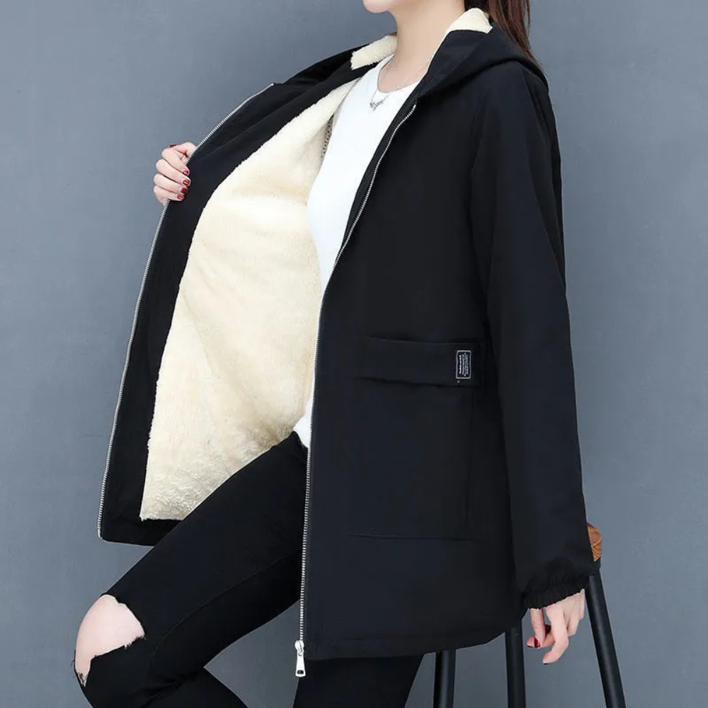 Drune | Winter Kapuzenjacke für Damen