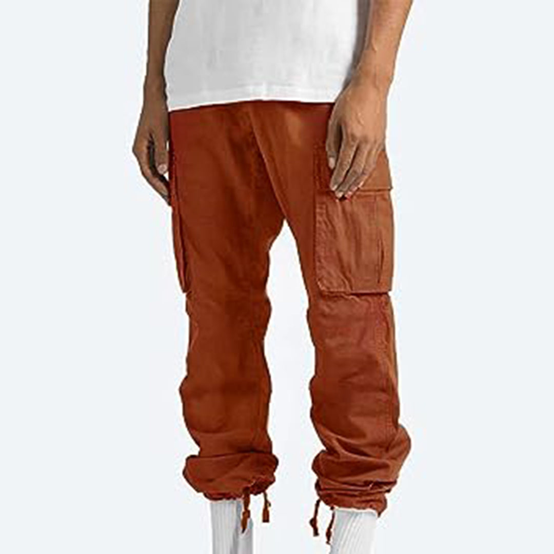 Drune | Cargo Hose mit Taschen - Lockere Utility Pants im Streetstyle Look für Alltag & Freizeit