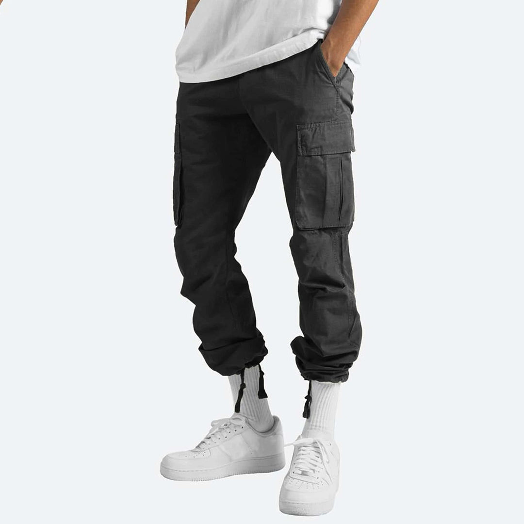 Drune | Cargo Hose mit Taschen - Lockere Utility Pants im Streetstyle Look für Alltag & Freizeit