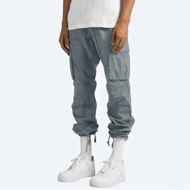 Drune | Cargo Hose mit Taschen - Lockere Utility Pants im Streetstyle Look für Alltag & Freizeit