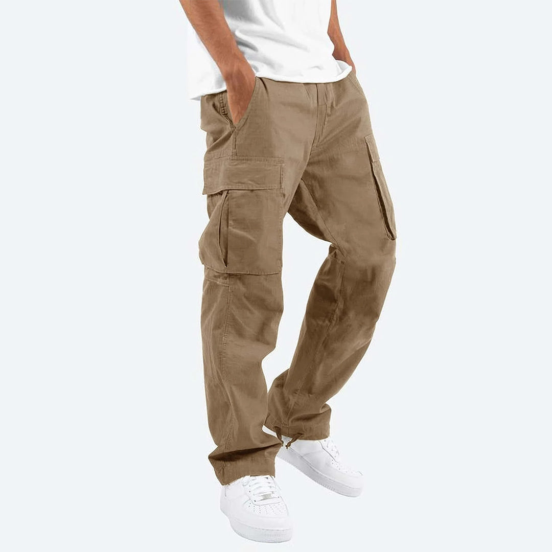 Drune | Cargo Hose mit Taschen - Lockere Utility Pants im Streetstyle Look für Alltag & Freizeit