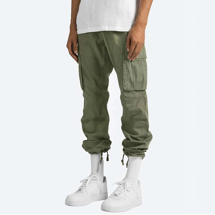 Drune | Cargo Hose mit Taschen - Lockere Utility Pants im Streetstyle Look für Alltag & Freizeit